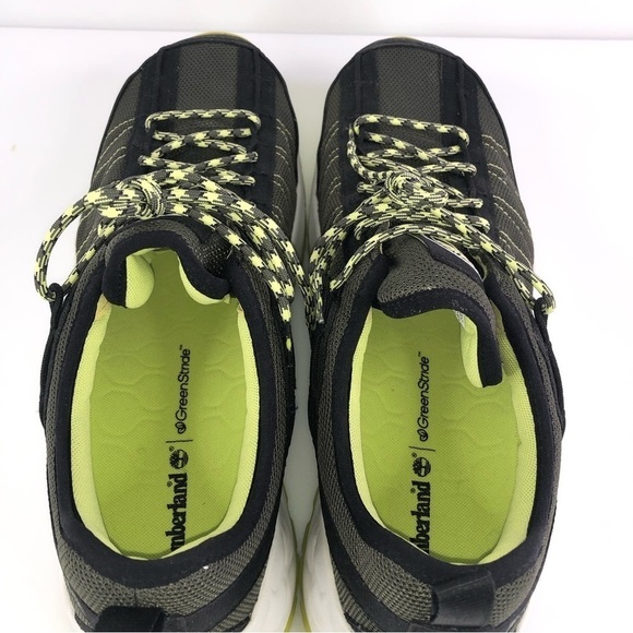Timberland Mens Solar Wave Low Med Sneakers Dark Green Mesh 0A2AYS New Size 11 - Picture 5 of 9